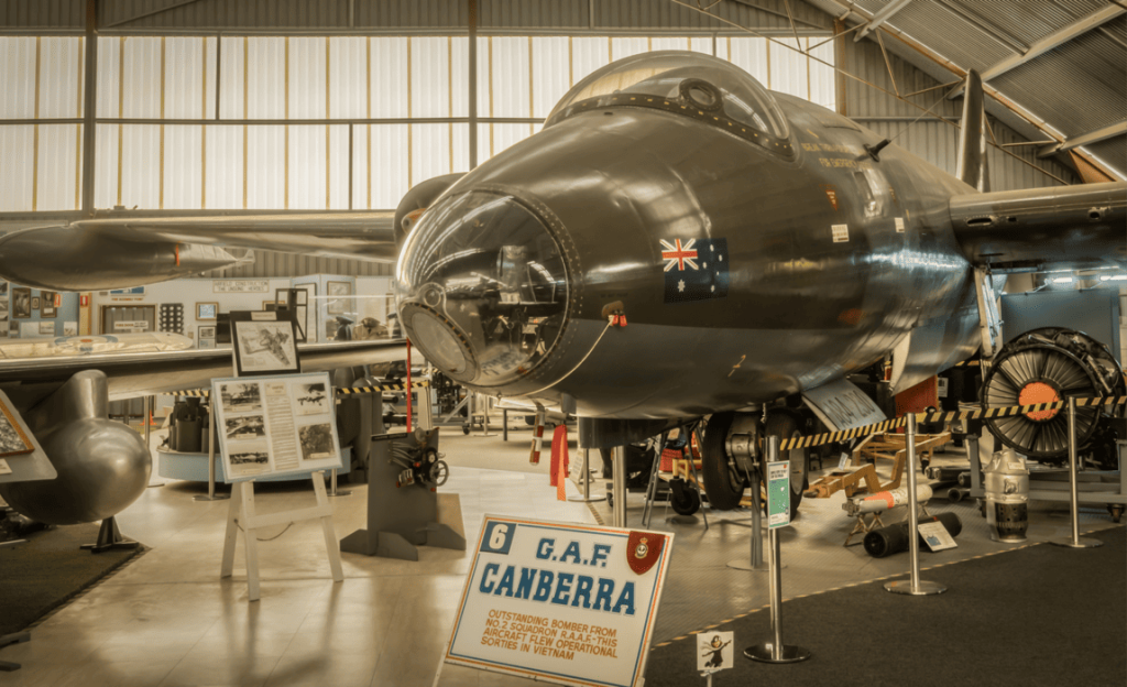 English electric Canberra in the Aviation Heritage Museum